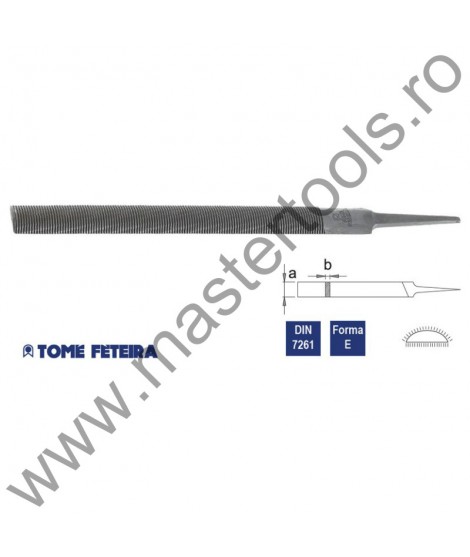 TOME FETEIRA Pile semirotunde pentru aluminiu - MCMTM/016
