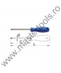 616431 UNIOR Surubelnita profil Phillips, PH 3, maner polipropilena