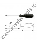 616396 UNIOR Surubelnita profil Pozidrive, PZ 3, maner polipropilena
