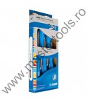 UNIOR Set surubelnite combinate nichelate cu manere din polipropilena 607B5NI