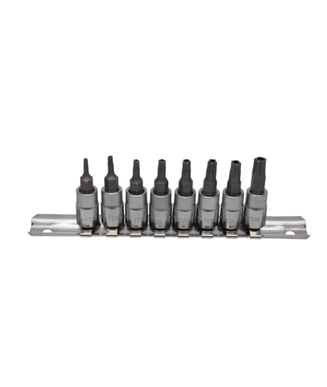 TOPMASTER 330149 Set 8 biti Torx Penta gaura de siguranta 1/4' TS8-40