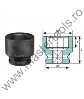 OZAT Capete chei tubulare de impact 5 SPLINE 6 laturi, scurte