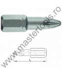 COBIT Bit TORSION 1/4" DIN/ISO 1173 - Forma C 6,3 - profil Pozidriv
