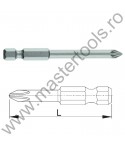 COBIT Bit TORSION 1/4" DIN/ISO 1173 - Forma E 6,3 - profil Pozidriv