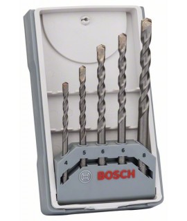 BOSCH 2607017080 Set cinci burghie pentru beton CYL-3, 4-8 mm