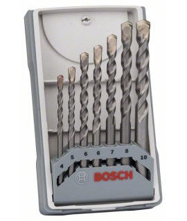 BOSCH 2607017082 Set sapte burghie pentru beton CYL-3, 4-10 mm