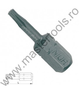 621285 UNIOR Set 3 biti hexagonal 1/4" Forma C 6.3 - profil TORX T 40