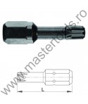 COBIT Biti 30 mm IMPACT TORSION 1/4" DIN/ISO 1173 Forma C 6,3 profil TORX