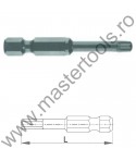 COBIT Seturi 5 Biti TORSION 50 mm 1/4" DIN/ISO 1173 Forma E 6,3 profil TORX