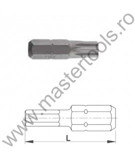 COBIT Biti STANDARD 25 mm 1/4" DIN/ISO 1173 Forma C 6,3 profil XZN spline