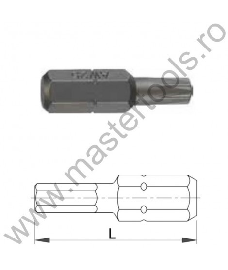 COBIT Biti STANDARD 25 mm 1/4" DIN/ISO 1173 Forma C 6,3 profil ASSY AW