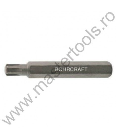 BOHRCRAFT Biti cu profil Ribe, prindere hexagonala 10 mm Forma C10 - 6624 - 30 mm