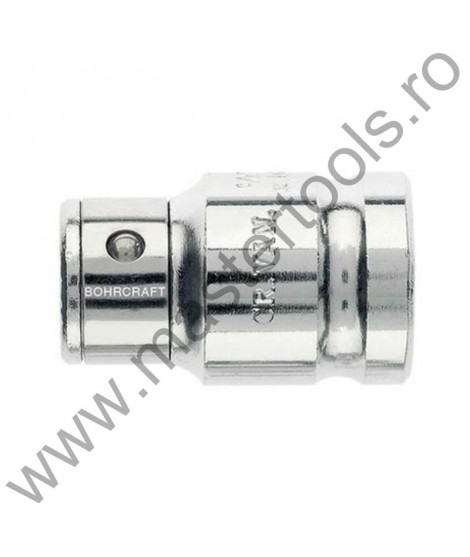 BOHRCRAFT Adaptori cu patrat 3/8" si 1/2" pentru hexagon 10 mm - 6645