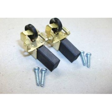 Portaspazzole Carbone Per Bosch POF1200AE E POF1400ACE – 2 Pezzi, Metallo E Carbonio, Nero