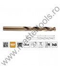 TIVOLY Burghie cu cozi cilindrice pentru metal DIN 338 HSS-E tip N, tratament special Gold - 1145501