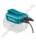MAKITA Adaptor incarcare cu 2 port-uri USB compatibil cu acum. LXT 18V