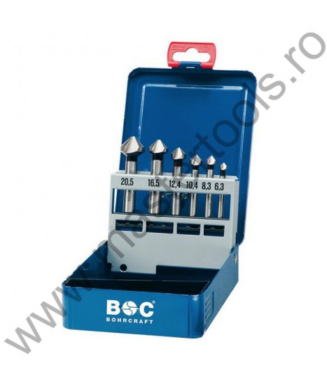 BOHRCRAFT Trusa tesitoare conice 6 piese KS 6 HSS