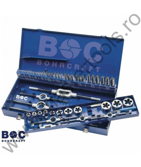BOHRCRAFT Trusa tarozi si filiere M3-M20 54 piese GW20