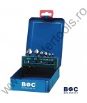 BOHRCRAFT Trusa tesitoare cu prindere 1/4" conice 6 piese KSB 6
