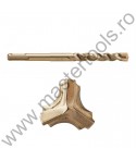 DIAGER Burghie SDS-plus pentru beton cu armatura Booster PLUS L 50 x 110 mm