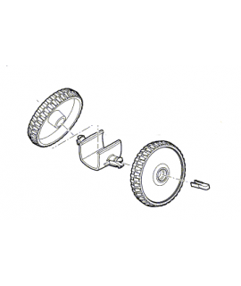 BOSCH 2609007311 Set roti pentru foarfece de taiat iarba Isio