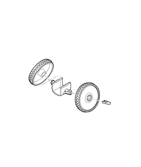 BOSCH 2609007311 Set roti pentru foarfece de taiat iarba Isio