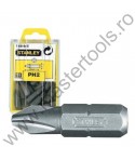 1-68-946 STANLEY Set de 25 de varfuri de insurubat Phillips PH2 x 25 mm