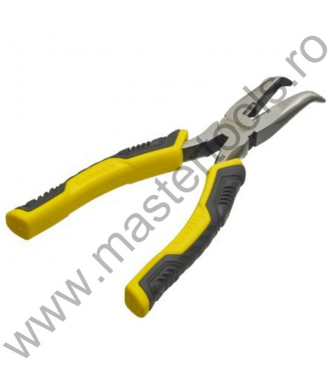 STHT0-75066 STANLEY Cleste cu maner control grip cu varf lung curbat 200 mm
