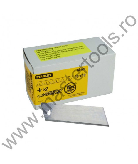 1-11-301 STANLEY Set 100 lame segmentate de 18 mm