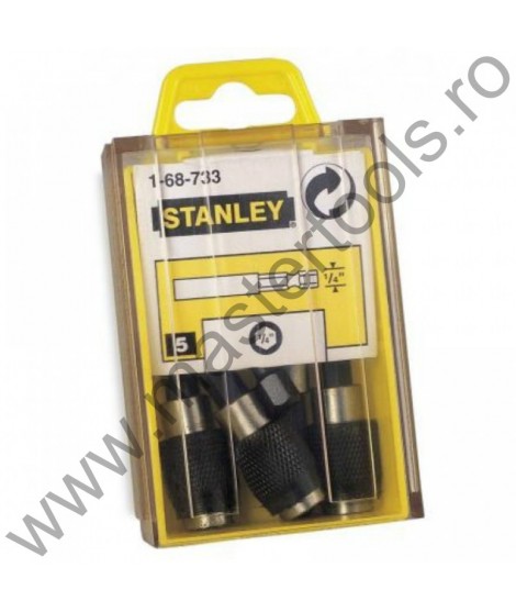 STANLEY Set 5 adaptori magnetici cu blocare 1/4