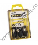 STANLEY Set 5 adaptori magnetici cu blocare 1/4