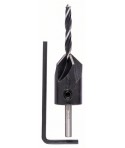 BOSCH 2609255217 Burghiu lemn cu zencuitor 90°, 4.0x40x70 mm