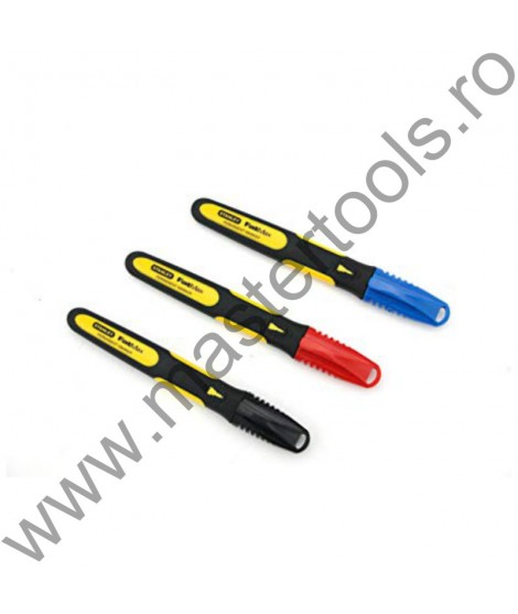 0-47-322 STANLEY Set de 3 markere - rosu albastru negru