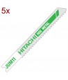 HITACHI HIKOKI 750025 Set 5 panze fierastrau pendular JUW11 U 70 mm