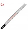 HITACHI HIKOKI 750031 Set 5 panze fierastrau pendular JPU10 T 132 mm