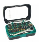 HITACHI HIKOKI 750362 Set 24 biti cu prelungitor insurubare si clichet