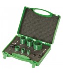 4101071 HIKOKI Set 6 carote HSS Bimetal 19-57 mm 2 niplu adaptor