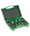 4101072 HIKOKI Set 6 carote HSS Bimetal 22-64mm 2 adaptoare de prindere