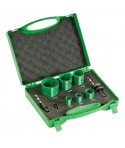 4101075 HITACHI HIKOKI Set 6 carote HSS Bimetal 2 adaptoare de prindere