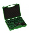 4101076 HIKOKI Set 13 carote HSS Bimetal 19-82 mm 2 adaptoare de prindere