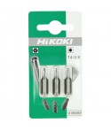 HITACHI HIKOKI 4100302 Set 3 biti cu profil TORX TX4, TX5, TX6