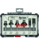 BOSCH 2607017469 Set freze lemn de profilat canturi tija 8mm