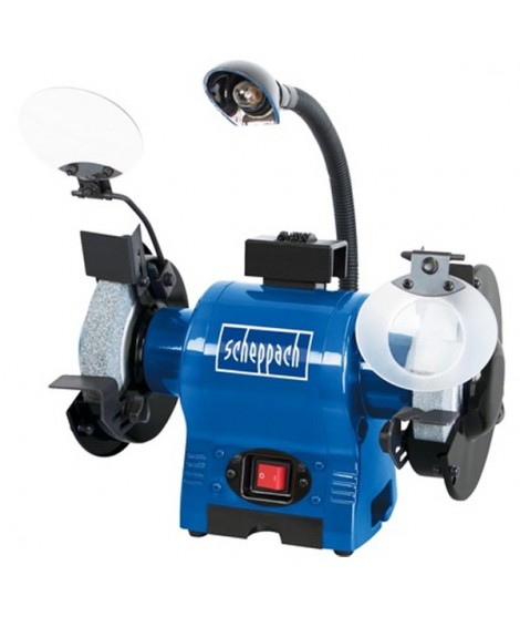4903104901 POLIZOR de banc dublu Scheppach BG150  230V  370W  2850 rpm