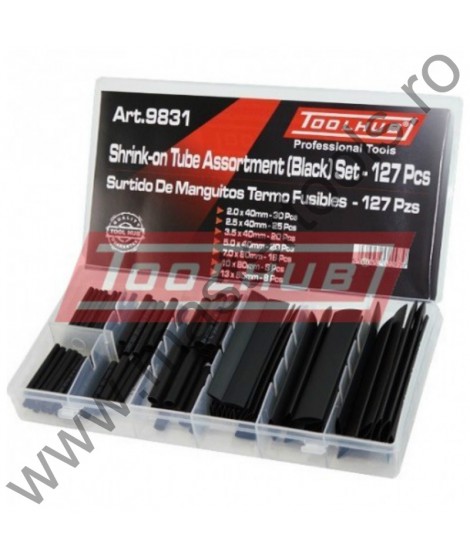 TOOLHUB Trusa cu tuburi termocontractabile 127 bucati