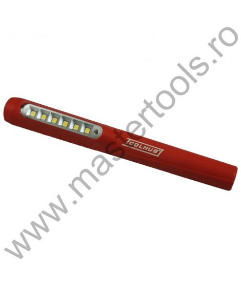 TOOLHUB Lanterna reincarcabila 6+1 LED
