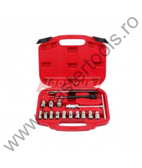 TOOLHUB Trusa cu freze pentru curatat orificiu injectoare diesel