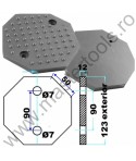 TOOLHUB LE-TACOG07 Tampon din cauciuc pentru elevator 123 mm