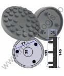 TOOLHUB LE-TACOG10 Tampon din cauciuc pentru elevator 135 mm