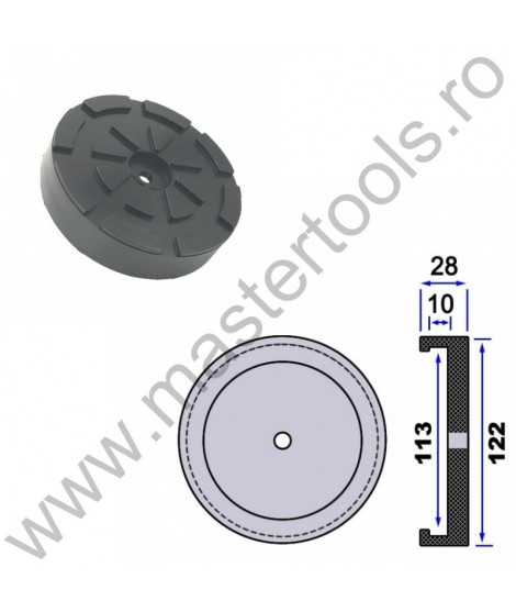 TOOLHUB LE-TACOG98 Tampon din cauciuc pentru elevator 113 mm