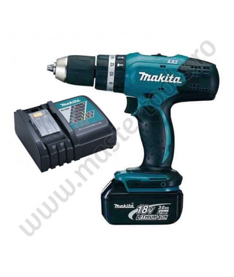 MAKITA DHP453RFX8 Masina gaurit cu percutie acumulator Li-Ion 18V 3Ah